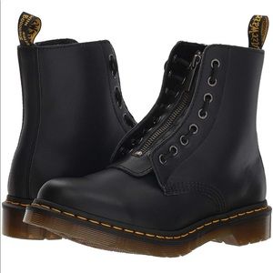 Dr. Martens womens 1460 pascal frnt zip nappa boot